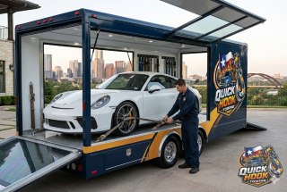 Luxury exotic car towing service Austin TX